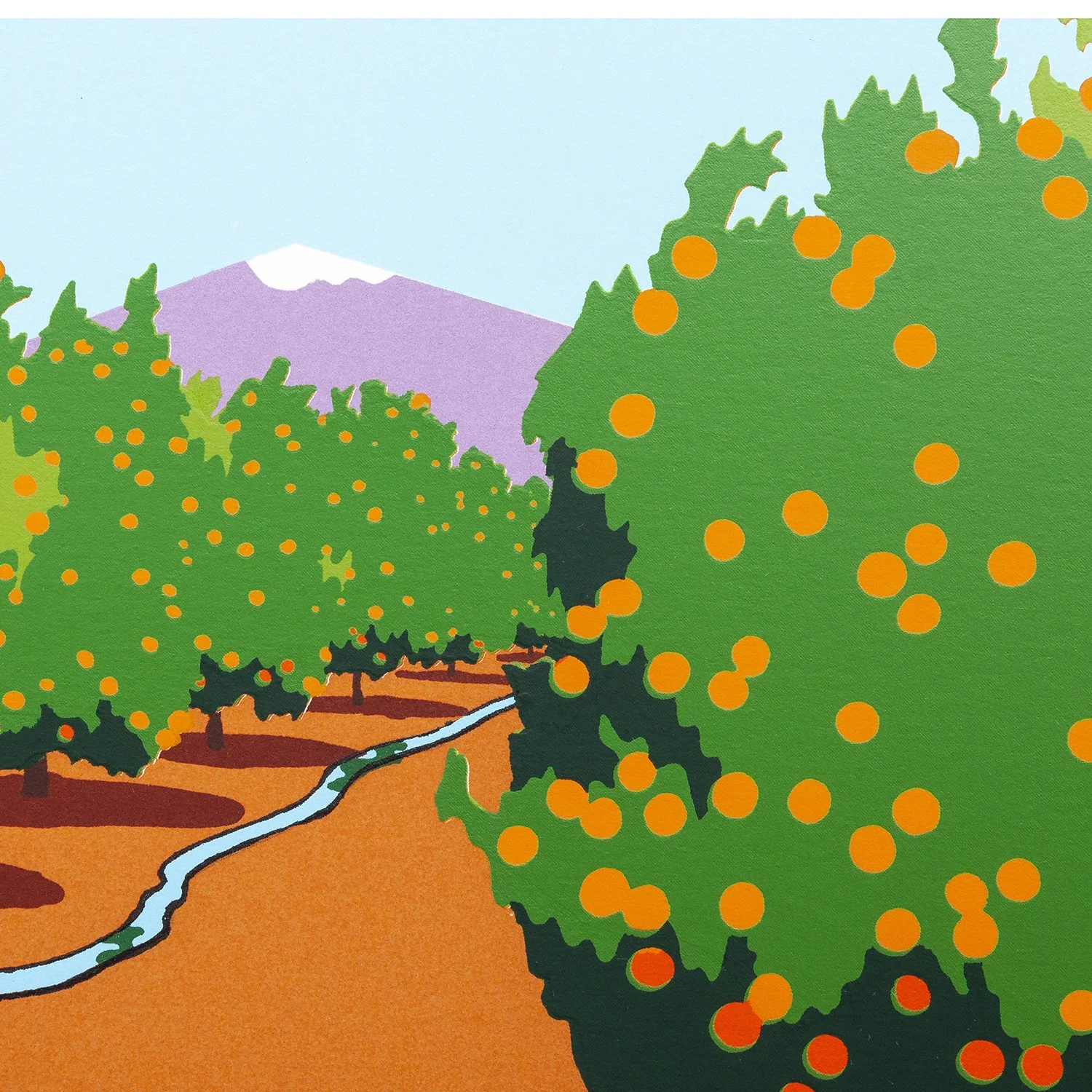 ROYCE GreenRoom アート作品 Orange&Park Ken Price - Untitled Orange Grove (INV# NP2230) — The Nevica Project